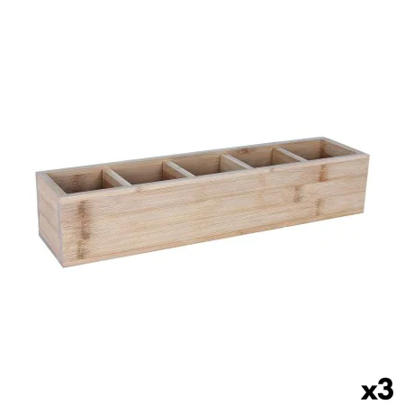 Cutlery Organiser Viejo Valle Bamboo 39 x 10 x 8 cm (3 Units) by Viejo Valle, Shelves and supports - Ref: S2229194, Price: 23...