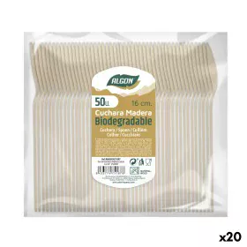 Set of Spoons Algon Wood 20 Units 16 x 3 x 1 cm by Algon, Spoons - Ref: S2229237, Price: 32,46 €, Discount: %