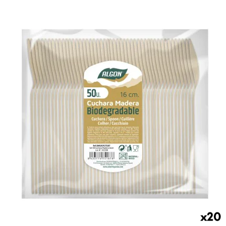 Ensemble de Cuillères Algon Bois 20 Unités 16 x 3 x 1 cm de Algon, Pelles - Réf : S2229237, Prix : 31,94 €, Remise : %