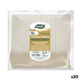 Ensemble de Cuillères Algon Dessert Bois 20 Unités 14 x 3 x 0,2 cm de Algon, Pelles - Réf : S2229243, Prix : 31,35 €, Remise : %