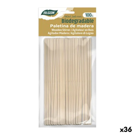 Kit of coffee stirrers Algon Wood 36 Units by Algon, Spoons - Ref: S2229249, Price: 18,13 €, Discount: %