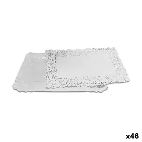 Cake stand Algon White 23 x 29,5 x 1 cm (2 Pieces) (48 Units) by Algon, Plates and dishes - Ref: S2229298, Price: 23,01 €, Di...