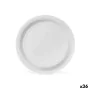 Plate set Algon 20 cm Disposable White Cardboard (36 Units) by Algon, Turntables - Ref: S2229334, Price: 20,26 €, Discount: %