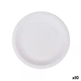 Set de Platos Algon Desechables Blanco Cartón 20 cm (10 Unidades) de Algon, Platos - Ref: S2229335, Precio: 36,57 €, Descuent...