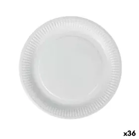 Plate set Algon Disposable White Cardboard 23 cm (36 Units) by Algon, Turntables - Ref: S2229336, Price: 24,18 €, Discount: %