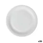 Plate set Algon Disposable White Cardboard 23 cm (36 Units) by Algon, Turntables - Ref: S2229336, Price: 24,18 €, Discount: %