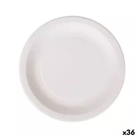 Plate set Algon Disposable White Cardboard 28 cm (36 Units) by Algon, Turntables - Ref: S2229339, Price: 18,82 €, Discount: %