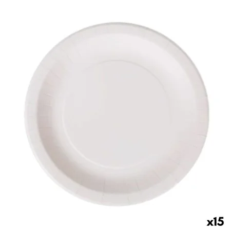 Set de Platos Algon Desechables Blanco Cartón 28 cm (15 Unidades) de Algon, Platos - Ref: S2229341, Precio: 50,74 €, Descuent...