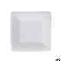 Set de Platos Algon Desechables Blanco Cartón Cuadrado 18 cm (10 Unidades) de Algon, Platos - Ref: S2229344, Precio: 30,86 €,...