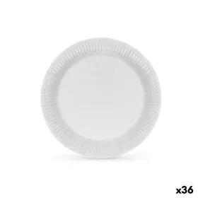 Set de Platos Algon Cartón Desechables Blanco (36 Unidades) de Algon, Platos - Ref: S2229354, Precio: 16,03 €, Descuento: %