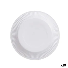 Set de Platos Algon Desechables Blanco Cartón 18 cm (10 Unidades) de Algon, Platos - Ref: S2229356, Precio: 30,61 €, Descuent...