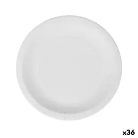 Plate set Algon Disposable White Cardboard 20 cm (36 Units) by Algon, Turntables - Ref: S2229357, Price: 17,42 €, Discount: %