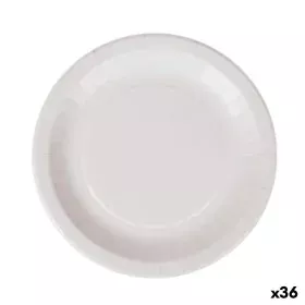 Plate set Algon Disposable White Cardboard 28 cm (36 Units) by Algon, Turntables - Ref: S2229363, Price: 18,13 €, Discount: %