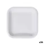 Plate set Algon Disposable White Cardboard 20 cm (36 Units) by Algon, Turntables - Ref: S2229372, Price: 18,13 €, Discount: %