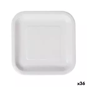 Plate set Algon Disposable White Cardboard 23 cm (36 Units) by Algon, Turntables - Ref: S2229375, Price: 20,91 €, Discount: %