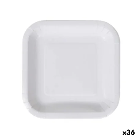 Set de Platos Algon Desechables Blanco Cartón 23 cm (36 Unidades) de Algon, Platos - Ref: S2229376, Precio: 41,82 €, Descuent...