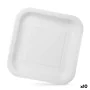 Set de Platos Algon Desechables Blanco Cartón 23 x 23 x 1,5 cm (10 Unidades) de Algon, Platos - Ref: S2229377, Precio: 41,16 ...