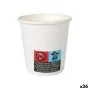 Set de Vasos Algon Cartón Desechables Blanco 36 Unidades 80 ml (50 Piezas) de Algon, Vasos - Ref: S2229392, Precio: 36,29 €, ...