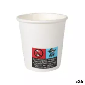 Set di Bicchieri Algon Cartone Monouso Bianco 36 Unità 80 ml (50 Pezzi) di Algon, Tumbler - Rif: S2229392, Prezzo: 36,29 €, S...