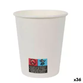 Set de Vasos Algon Cartón Desechables Blanco 200 ml 36 Unidades (25 Piezas) de Algon, Vasos - Ref: S2229397, Precio: 31,21 €,...