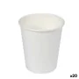 Set of glasses Algon Cardboard Disposable White 20 Units (100 Pieces) by Algon, Tumblers - Ref: S2229399, Price: 48,86 €, Dis...