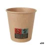 Set of glasses Algon Cardboard Disposable 120 ml 24 Units (100 Pieces) by Algon, Tumblers - Ref: S2229408, Price: 50,43 €, Di...