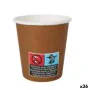 Set of glasses Algon Cardboard Disposable Brown 36 Units 80 ml (50 Pieces) by Algon, Tumblers - Ref: S2229415, Price: 39,36 €...