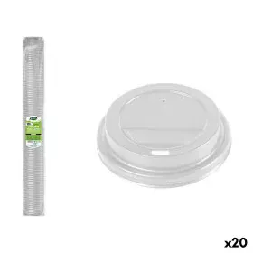 Set of lids for glasses Algon Coffee 100 Pieces 200 ml (20 Units) by Algon, Tumblers - Ref: S2229426, Price: 39,63 €, Discoun...