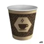 Set of glasses Algon Cardboard Disposable Coffee 10 Units (100 Pieces) by Algon, Tumblers - Ref: S2229427, Price: 49,37 €, Di...