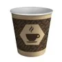 Set of glasses Algon Cardboard Disposable Coffee 10 Units (100 Pieces) by Algon, Tumblers - Ref: S2229427, Price: 49,37 €, Di...