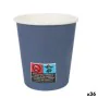 Set de Verres Algon Carton Produits à usage unique 200 ml Bleu 36 Unités (24 Pièces) de Algon, Verres - Réf : S2229436, Prix ...