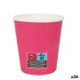 Set de Vasos Algon Cartón Desechables 200 ml Fucsia 36 Unidades (24 Piezas) de Algon, Vasos - Ref: S2229439, Precio: 24,83 €,...