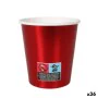 Set of glasses Algon Cardboard Disposable Red 36 Units 200 ml (10 Pieces) by Algon, Tumblers - Ref: S2229442, Price: 24,18 €,...