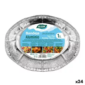 Tray Algon Chicken Oval 25 x 20 x 10 cm (24 Units) by Algon, Disposable moulds - Ref: S2229450, Price: 10,22 €, Discount: %