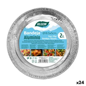 Jogo de Bandejas Algon Redonda Frango 18,5 x 5 cm (24 Unidades) de Algon, Moldes descartáveis - Ref: S2229451, Preço: 10,16 €...