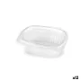 Recipiente Conservador de Alimentos Algon Reutilizable 250 ml Transparente Ovalado 14 x 11 x 4,5 cm (12 Unidades) de Algon, M...