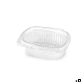 Recipiente para Conservar Alimentos Algon Reutilizável 250 ml Transparente Oval 14 x 11 x 4,5 cm (12 Unidades) de Algon, Mold...