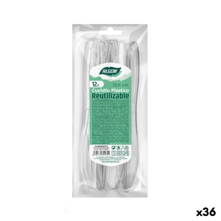 Knife Set Algon Reusable White 36 Units 19,6 cm by Algon, Knives - Ref: S2229484, Price: 22,22 €, Discount: %