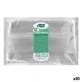 Fork Set Algon Reusable Transparent 10 Units 18 cm by Algon, Forks - Ref: S2229488, Price: 33,59 €, Discount: %