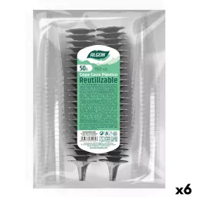 Calici da champagne riutilizzabili Algon Nero 6 Unità 150 ml (50 Pezzi) di Algon, Tumbler - Rif: S2229491, Prezzo: 34,96 €, S...