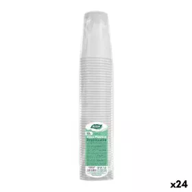 Lot de verres réutilisables Algon Blanc 24 Unités 250 ml (50 Pièces) de Algon, Verres - Réf : S2229497, Prix : 33,98 €, Remis...