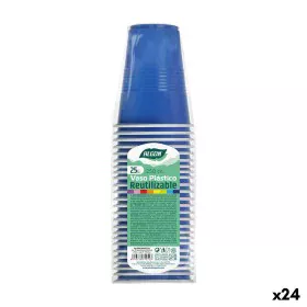 Set de vasos reutilizables Algon Azul 24 Unidades 250 ml (25 Piezas) de Algon, Vasos - Ref: S2229510, Precio: 33,64 €, Descue...