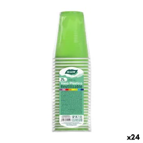 Set di bicchieri riutilizzabili Algon Verde 24 Unità 250 ml (25 Pezzi) di Algon, Tumbler - Rif: S2229512, Prezzo: 26,56 €, Sc...