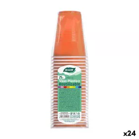 Set di bicchieri riutilizzabili Algon Arancio 24 Unità 250 ml (25 Pezzi) di Algon, Tumbler - Rif: S2229516, Prezzo: 26,14 €, ...