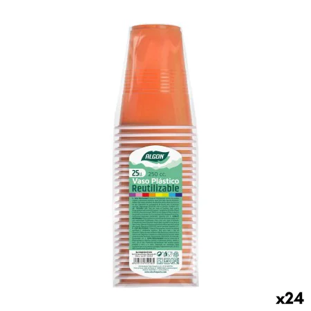 Set de vasos reutilizables Algon Naranja 24 Unidades 250 ml (25 Piezas) de Algon, Vasos - Ref: S2229516, Precio: 26,14 €, Des...