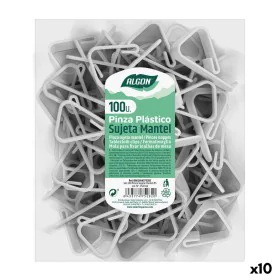 Tablecloth Clip Algon Reusable White (100 Pieces) (10 Units) by Algon, Tablecloth Clamps - Ref: S2229519, Price: 41,70 €, Dis...