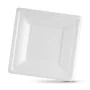 Plate set Algon Disposable White Sugar Cane Squared 20 cm (24 Units) by Algon, Turntables - Ref: S2229560, Price: 16,72 €, Di...