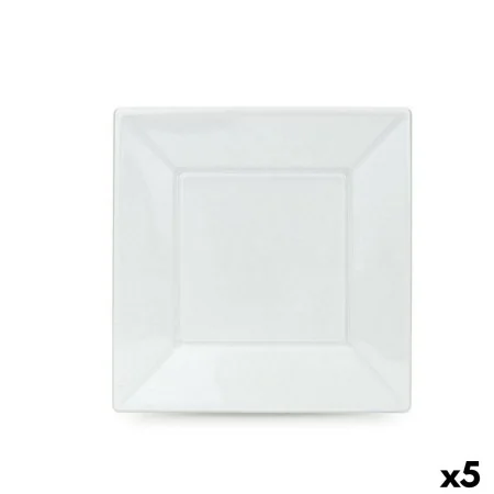 Set de platos reutilizables Algon Blanco Plástico 23 x 23 x 1,5 cm (36 Unidades) de Algon, Platos - Ref: S2229599, Precio: 26...