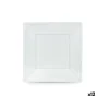 Set of reusable plates Algon White Plastic 23 x 23 x 2 cm (24 Units) by Algon, Turntables - Ref: S2229600, Price: 31,36 €, Di...