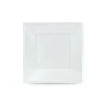 Set of reusable plates Algon White Plastic 23 x 23 x 2 cm (24 Units) by Algon, Turntables - Ref: S2229600, Price: 31,36 €, Di...